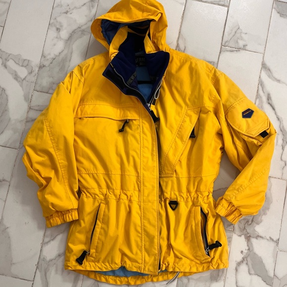 Obermeyer Ski Jacket Stabilizer ll Winter Coat Yellow Snowboard 🏂 sport - Picture 1 of 14